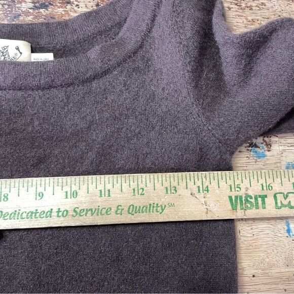 Juicy Couture Cashmere Chocolate Brown Sweater Dress 3/4 Sleeve Size Medium - Picture 5 of 6